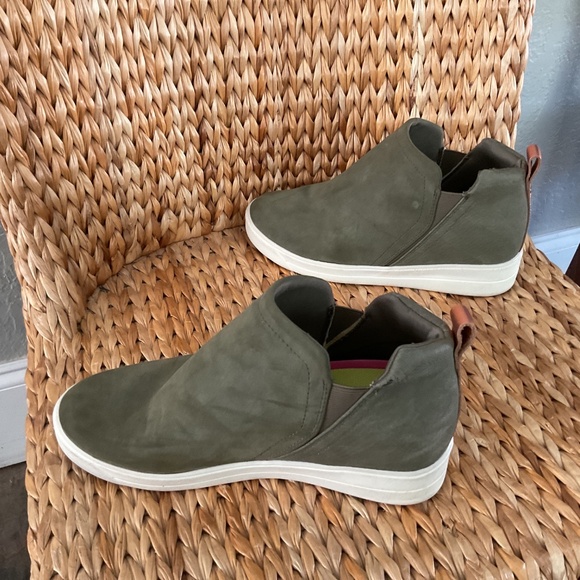 Rylan green suede slip-on sneakers - Picture 2 of 6